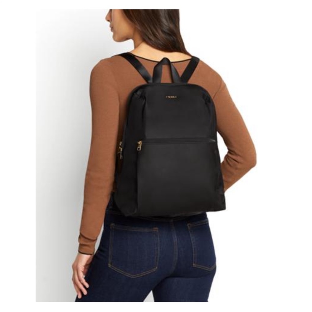 Black Tumi Just In Case Backpack